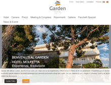 Tablet Screenshot of gardenhotelmolfetta.it
